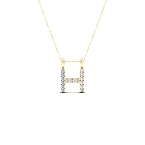 "H" Initial Fashion Pendant