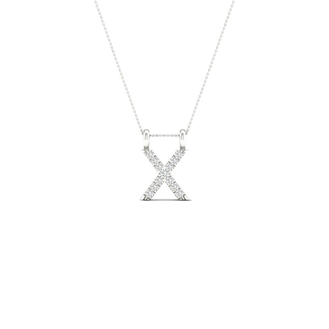 "X" Initial Fashion Pendant