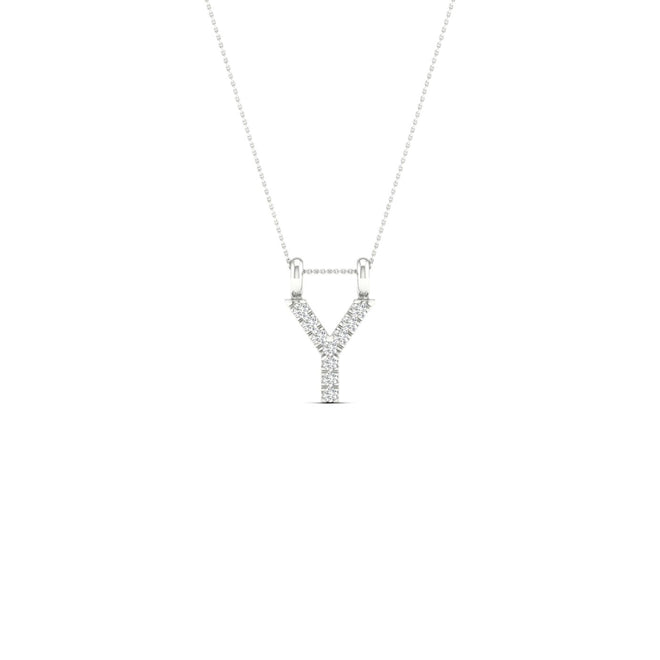 "Y" Initial Fashion Pendant