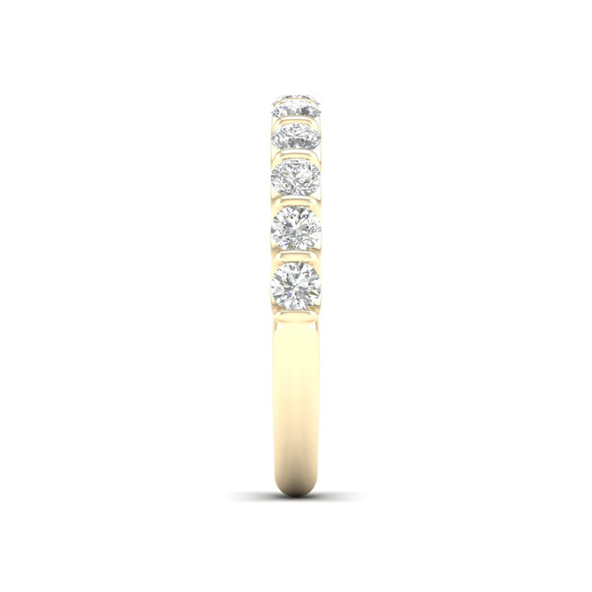 1 ctw Scalloped Channel Set Anniversary Band