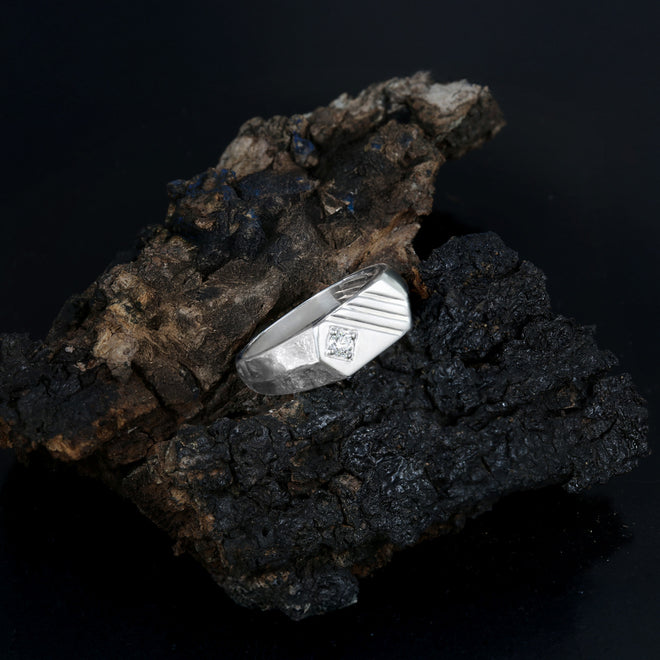 Avi - 1/10 Ctw. Platinum Men's Ring