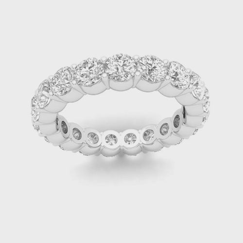 3 ctw Round Lab Grown Eternity Band